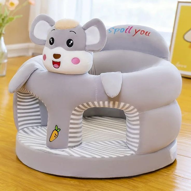 Plush Baby Sitting Support Sofa Chair – Comfortable Ergonomic Learning Seat