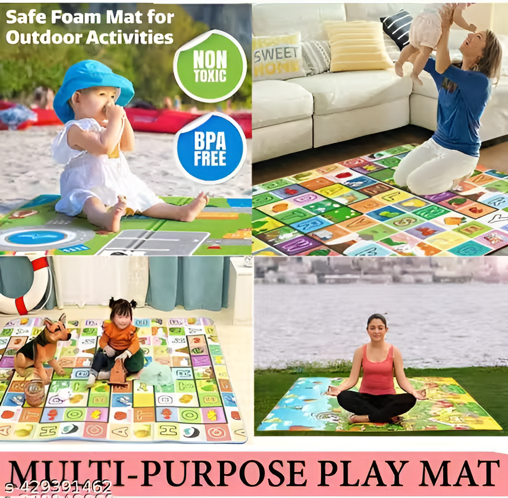 Double-Sided Waterproof Baby Crawling & Play Mat