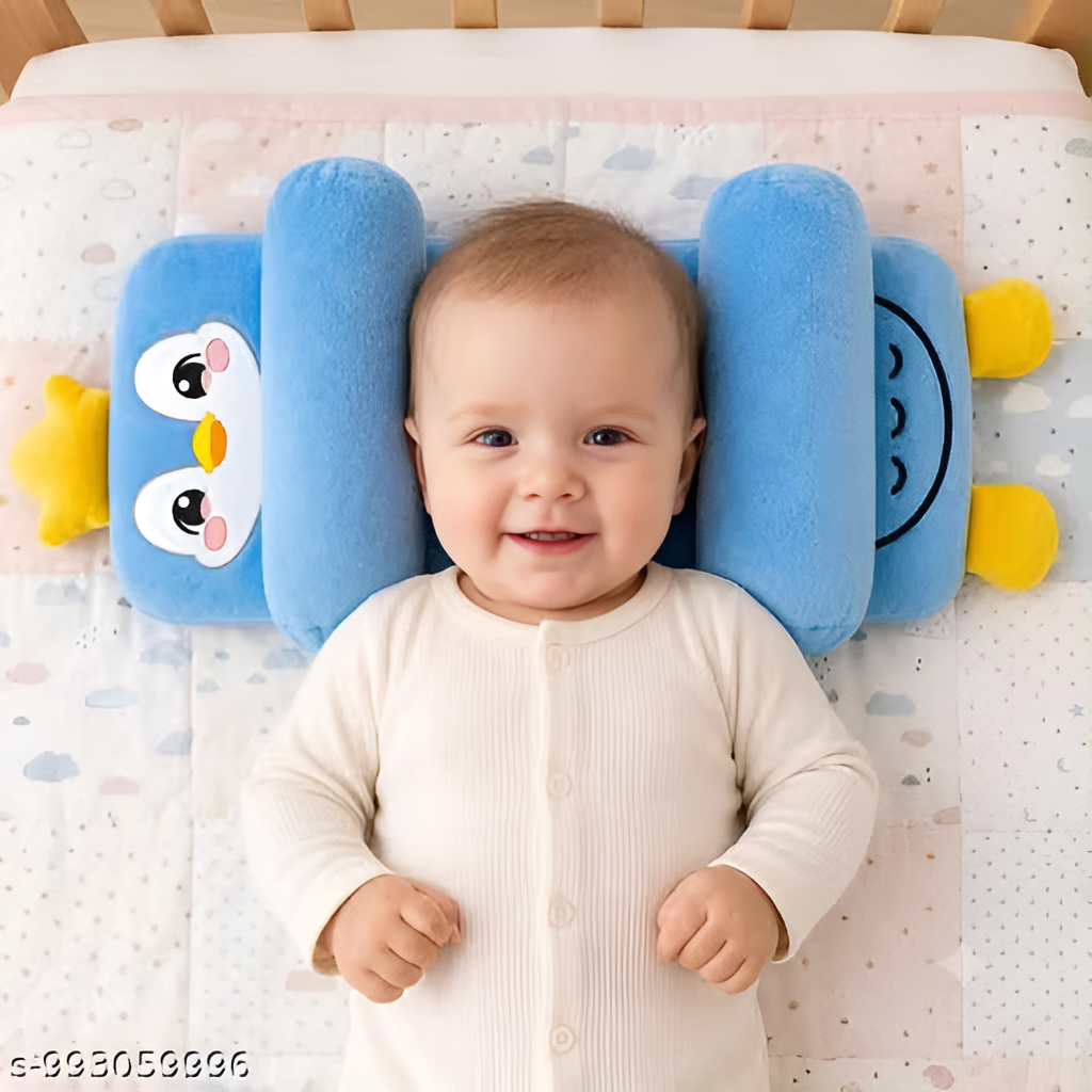 Ergonomic Anti-Flat Head Shaping Baby Pillow – Neck &amp; Head Support