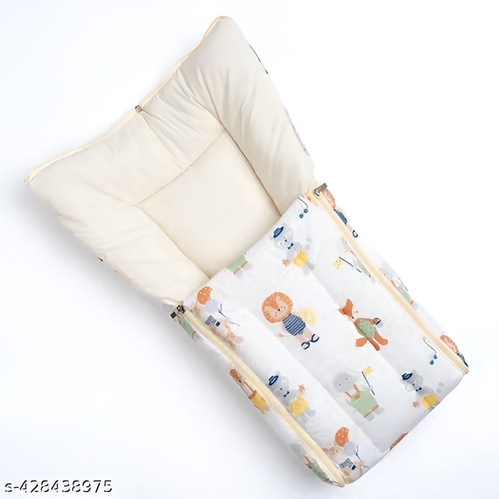 2-in-1 Ultra-Soft Baby Sleeping Bag &amp; Portable Carry Nest