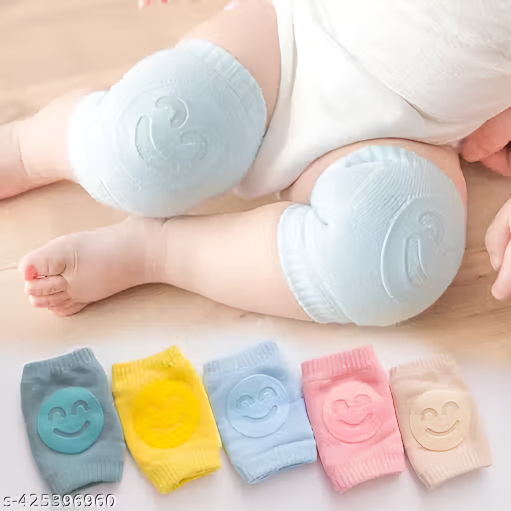 Non-Slip Baby Crawling Knee Pads – Soft Breathable Safety Knee Protectors (Pack of 2 Pairs)